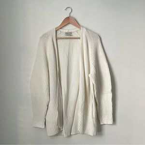 Urban Outfitters White Knit Long Sweater